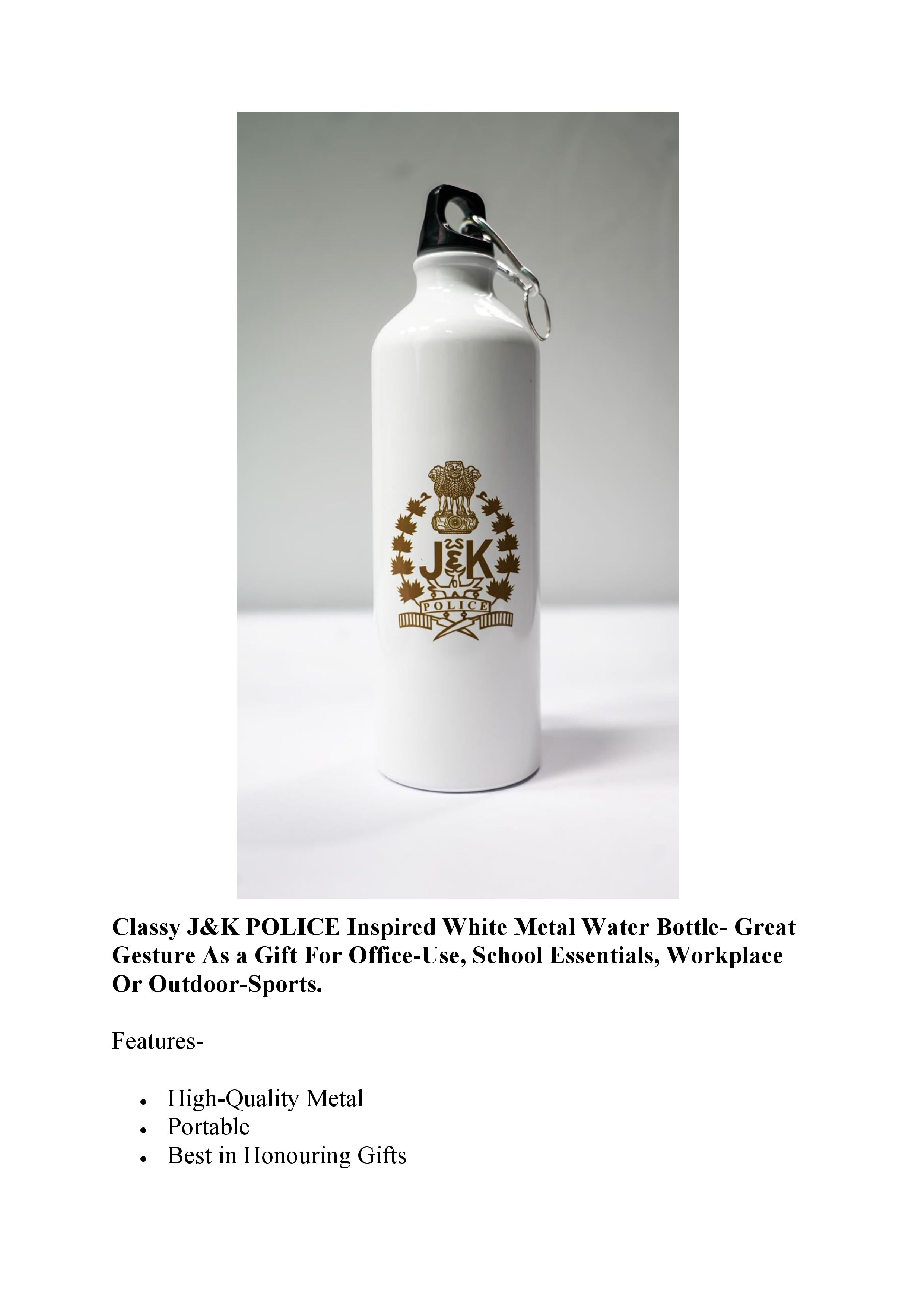 J&K Police Bottle